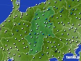 長野県のアメダス実況(気温)(2017年11月22日)