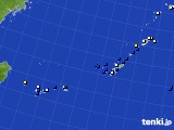 沖縄地方のアメダス実況(風向・風速)(2017年11月22日)