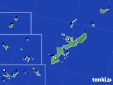 2017年11月22日の沖縄県のアメダス(風向・風速)