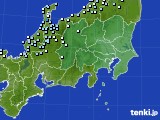 関東・甲信地方のアメダス実況(降水量)(2017年11月24日)
