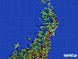 東北地方のアメダス実況(日照時間)(2017年11月24日)