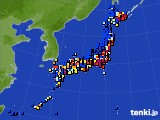 アメダス実況(日照時間)(2017年11月24日)