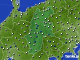2017年11月24日の長野県のアメダス(風向・風速)
