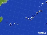 沖縄地方のアメダス実況(風向・風速)(2017年11月25日)