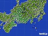 東海地方のアメダス実況(風向・風速)(2017年11月26日)