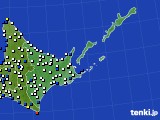 2017年11月26日の道東のアメダス(風向・風速)