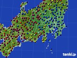 関東・甲信地方のアメダス実況(日照時間)(2017年11月27日)