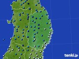 岩手県のアメダス実況(気温)(2017年11月27日)