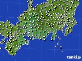 東海地方のアメダス実況(風向・風速)(2017年11月28日)