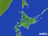 北海道地方のアメダス実況(積雪深)(2017年11月29日)