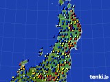 東北地方のアメダス実況(日照時間)(2017年11月29日)