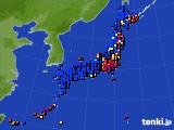 2017年11月29日のアメダス(日照時間)