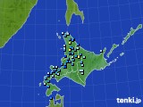 北海道地方のアメダス実況(積雪深)(2017年11月30日)