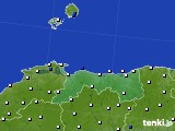 鳥取県のアメダス実況(風向・風速)(2017年11月30日)