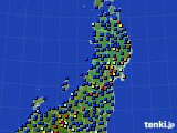 東北地方のアメダス実況(日照時間)(2017年12月01日)