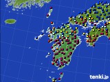 九州地方のアメダス実況(日照時間)(2017年12月01日)