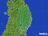 岩手県のアメダス実況(風向・風速)(2017年12月01日)