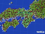 近畿地方のアメダス実況(日照時間)(2017年12月02日)