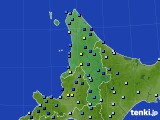 道北のアメダス実況(積雪深)(2017年12月03日)