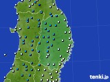 岩手県のアメダス実況(気温)(2017年12月03日)