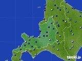 道央のアメダス実況(積雪深)(2017年12月04日)