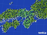 近畿地方のアメダス実況(日照時間)(2017年12月04日)