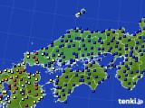 中国地方のアメダス実況(日照時間)(2017年12月04日)