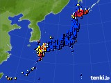 アメダス実況(日照時間)(2017年12月04日)