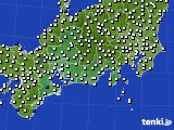 東海地方のアメダス実況(風向・風速)(2017年12月04日)