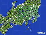 2017年12月05日の関東・甲信地方のアメダス(風向・風速)