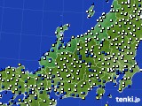 2017年12月05日の北陸地方のアメダス(風向・風速)