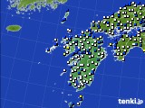 九州地方のアメダス実況(風向・風速)(2017年12月05日)