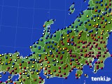 北陸地方のアメダス実況(日照時間)(2017年12月06日)