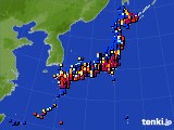 アメダス実況(日照時間)(2017年12月06日)