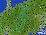 2017年12月06日の長野県のアメダス(日照時間)