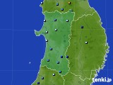 秋田県のアメダス実況(積雪深)(2017年12月07日)