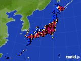 アメダス実況(日照時間)(2017年12月07日)