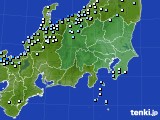 関東・甲信地方のアメダス実況(降水量)(2017年12月08日)