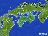 2017年12月08日の四国地方のアメダス(降水量)