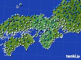 近畿地方のアメダス実況(気温)(2017年12月08日)
