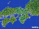 2017年12月08日の近畿地方のアメダス(気温)