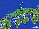 中国地方のアメダス実況(気温)(2017年12月08日)