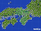 2017年12月08日の近畿地方のアメダス(風向・風速)