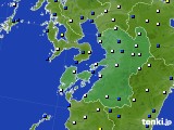 熊本県のアメダス実況(風向・風速)(2017年12月08日)