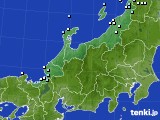 北陸地方のアメダス実況(降水量)(2017年12月09日)