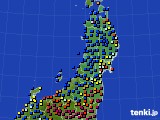 東北地方のアメダス実況(日照時間)(2017年12月09日)