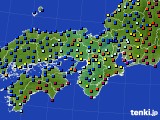 近畿地方のアメダス実況(日照時間)(2017年12月09日)