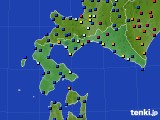 道南のアメダス実況(日照時間)(2017年12月09日)