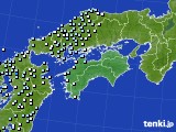 2017年12月10日の四国地方のアメダス(降水量)