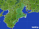 2017年12月10日の三重県のアメダス(日照時間)